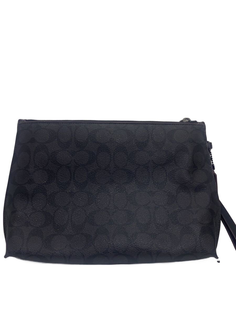 【中古】COACH◆二つ目御徒面子/PVC/GRY/総柄/F39763【御徒面子】