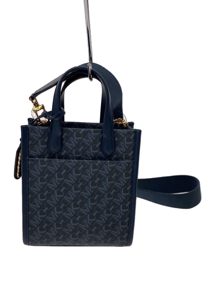 【中古】MICHAEL KORS◆GIGI/2wayハンドバッグ/PVC/ネイビー/紺/総柄/32H3G3GC4V【バッグ】｜2ｎｄ STREET 店
