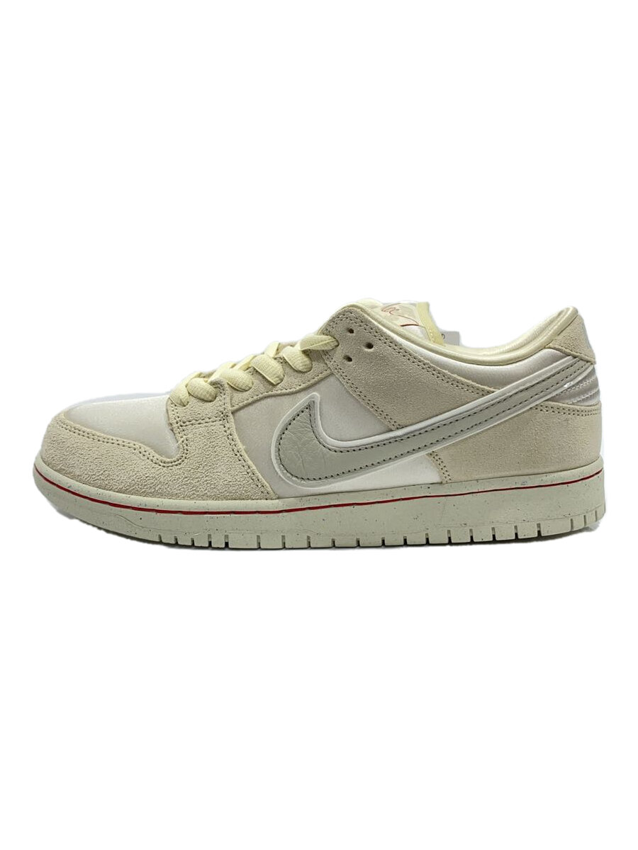 【中古】NIKE◆DUNK LOW PRM 2_ダンク LOW PRM 2/28珊/WHT【シューズ】