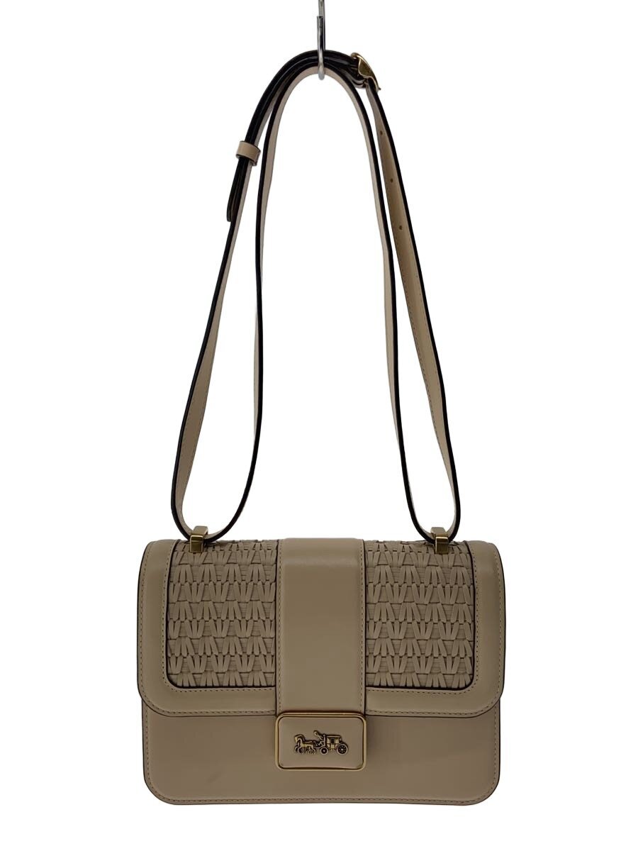 【中古】COACH◆ショルダーバッグ/レザー/BEG/B2181-C2277【バッグ】｜2ｎｄ STREET 店