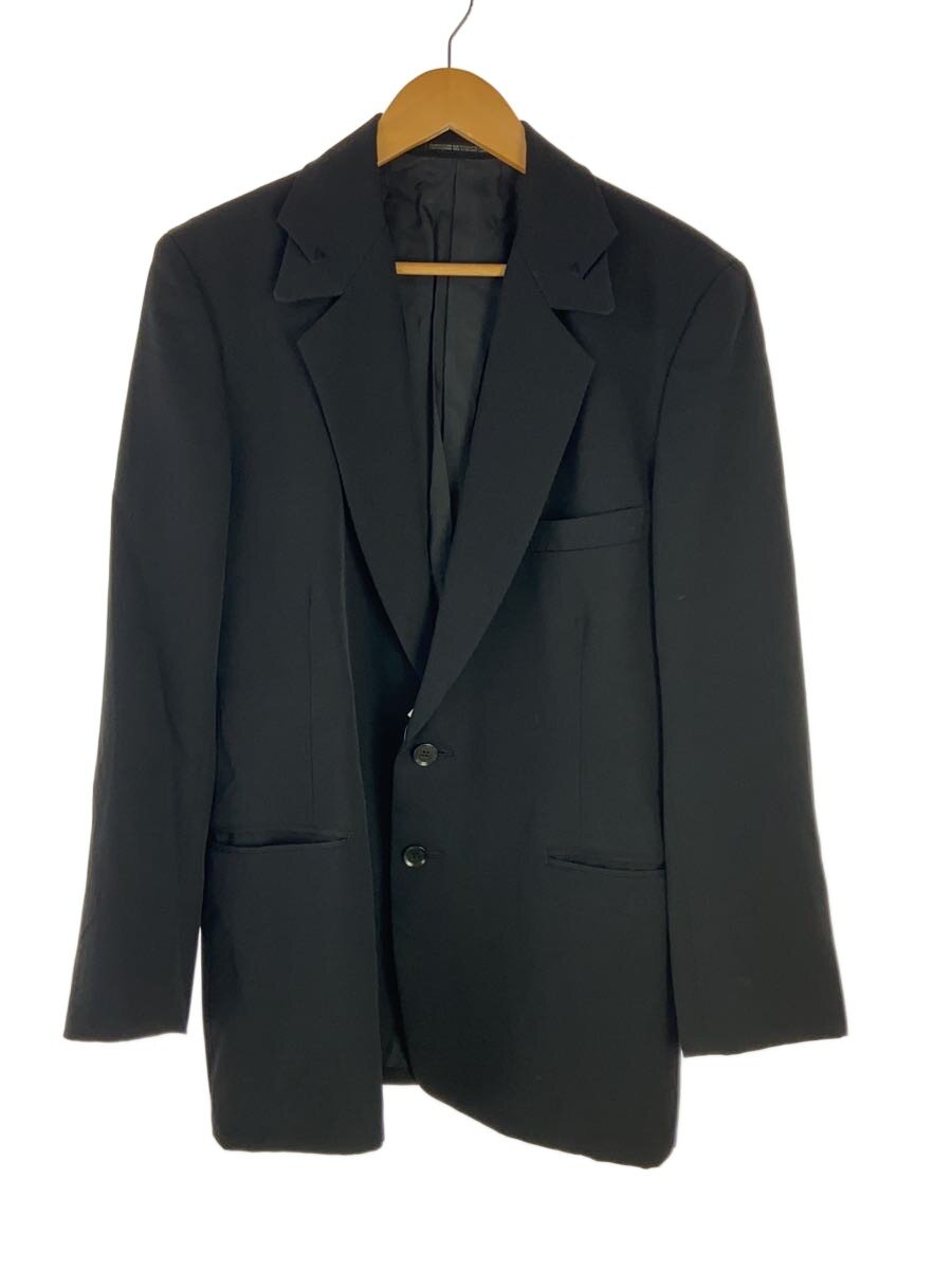 【中古】yohji yamamoto POUR HOMME◆01AW/やくざ者はやりっ児期/テーラードジャケット/2/羊毛/黒いこと/HV-J19-100【メンズウェア】