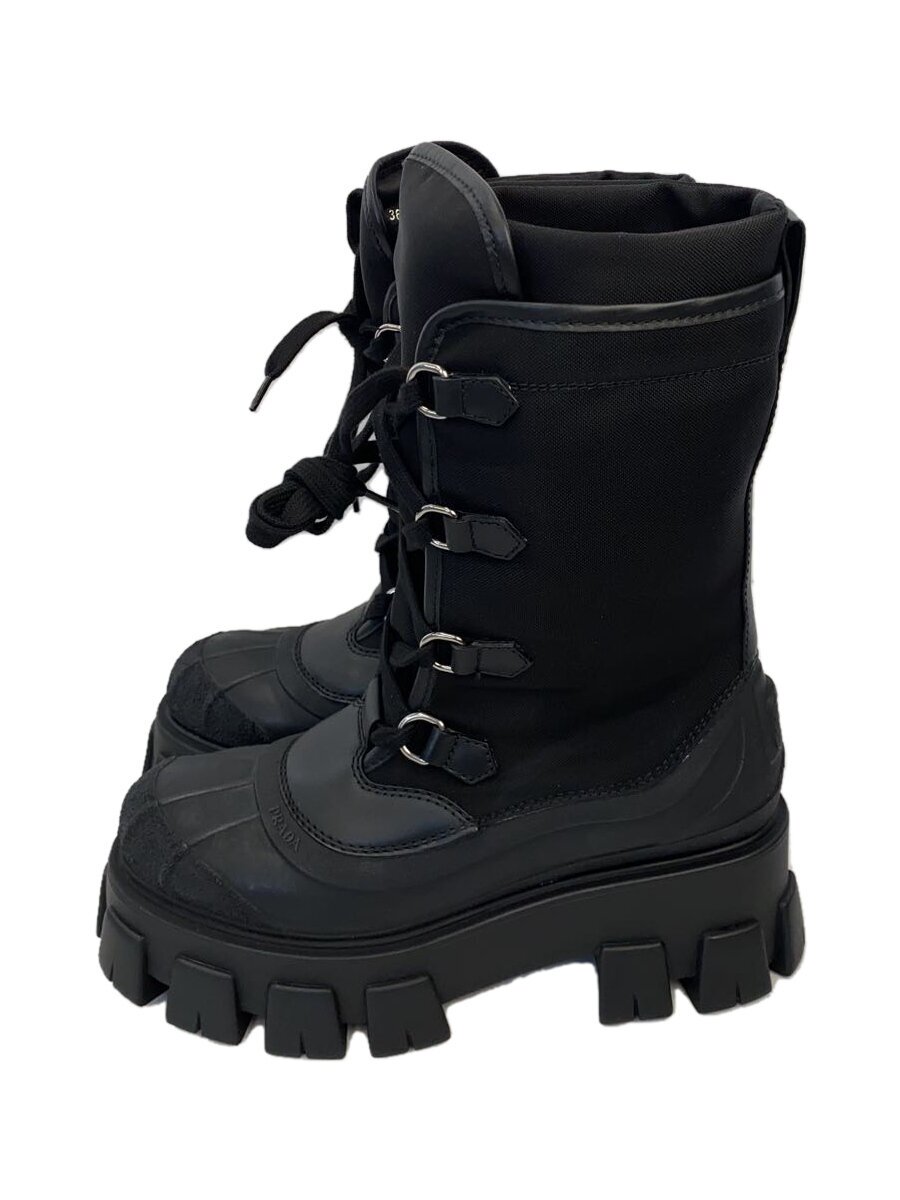 【中古】PRADA◆ブーツ/37.5/BLK/1U363M///【シューズ】|2nd STREET 店