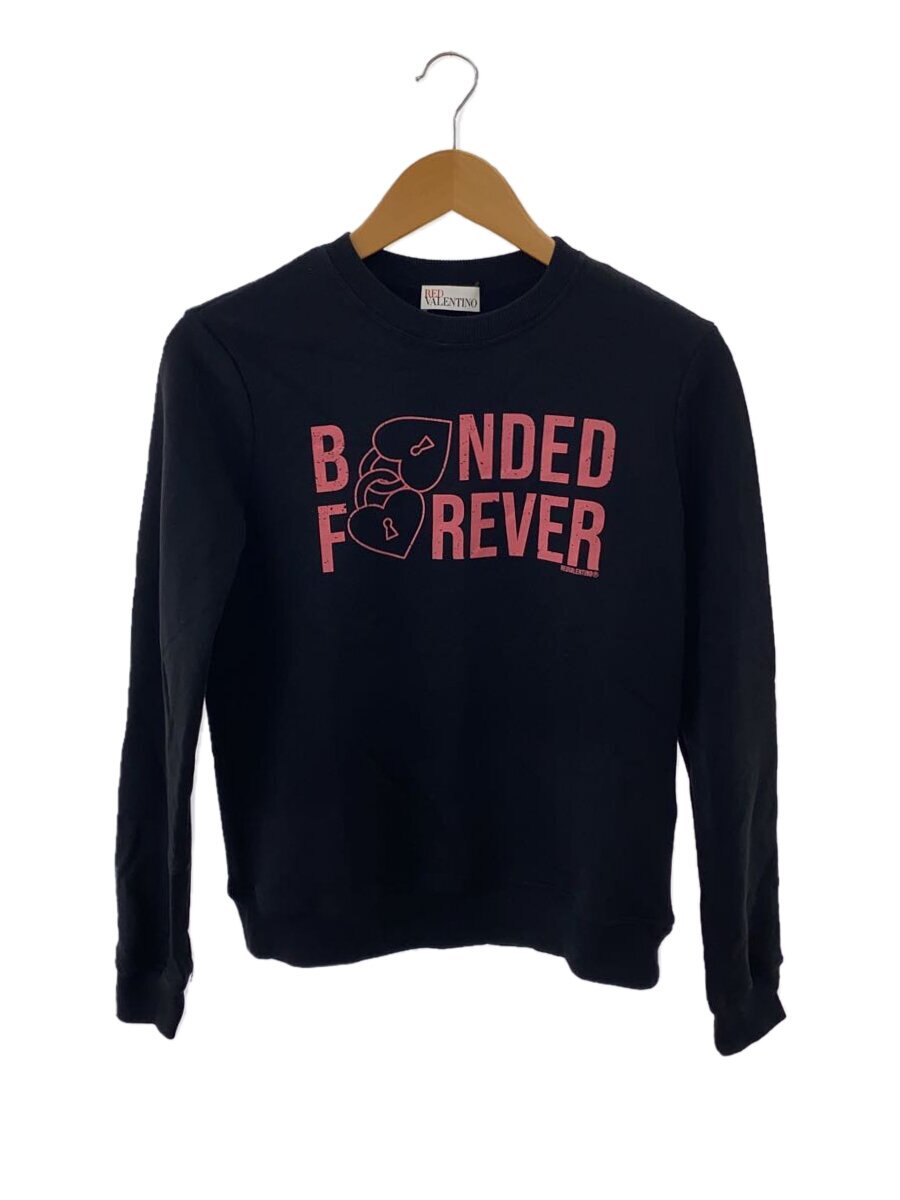 【中古】RED VALENTINO◆汗水/XS/綿織物/BLK/無地【レディースお召しもの】