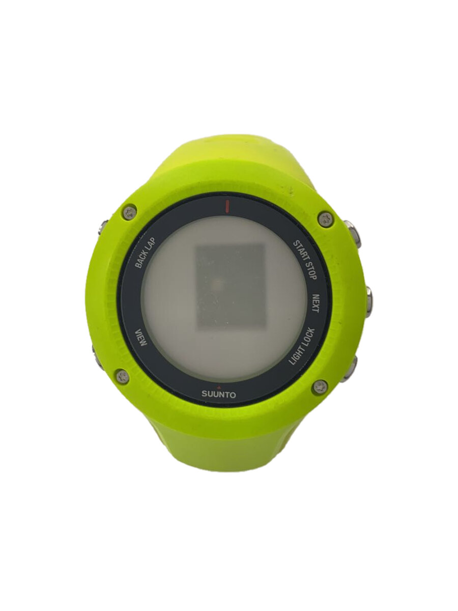 【中古】SUUNTO◆ウオッチ/デジタル/天然ゴム/GRN/OW143//【服飾雑貨他】