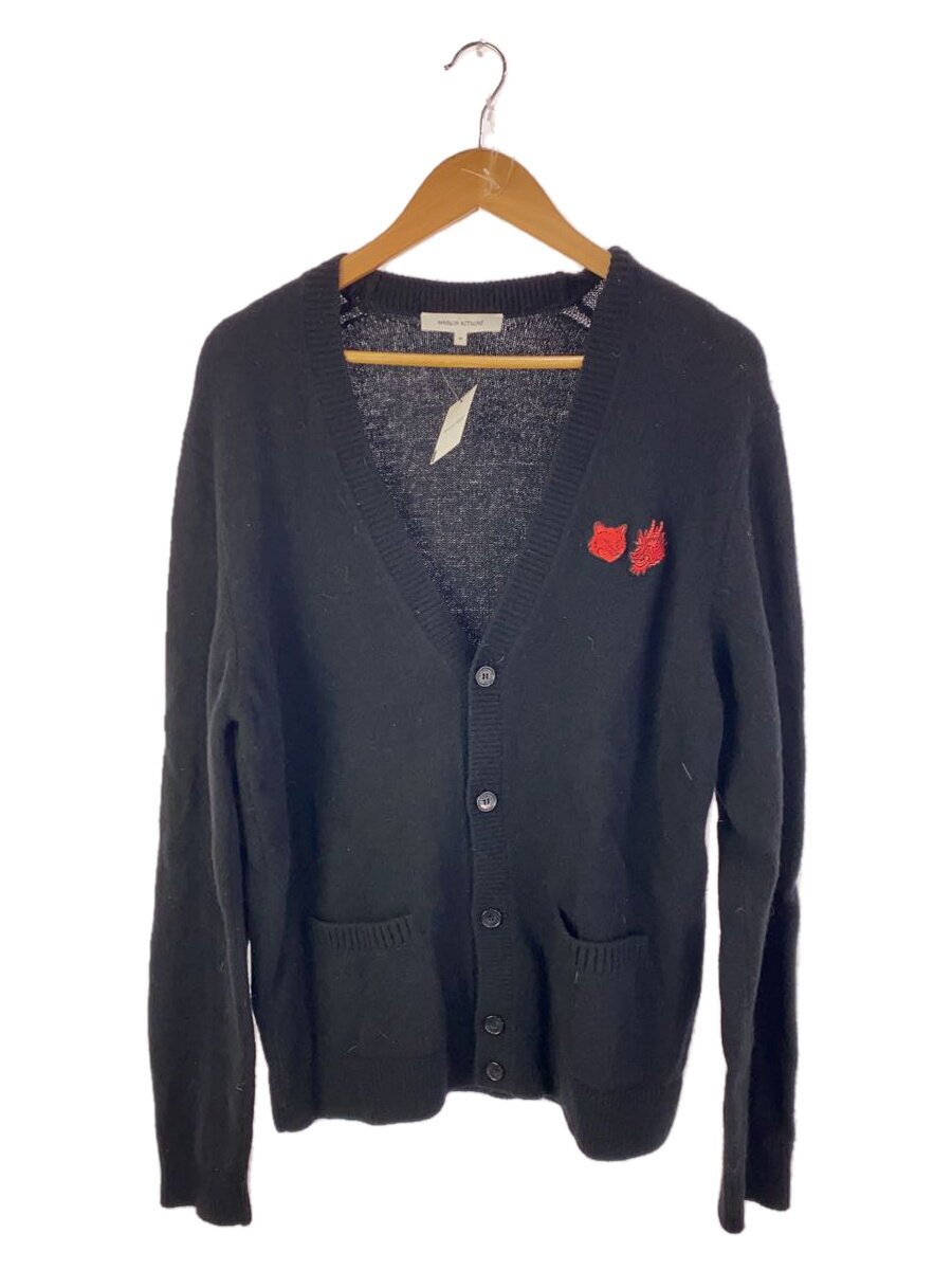 【中古】MAISON KITSUNE◆ジレー(朦々たる)/M/羊毛/BLK/SPCNYMM00501【メンズウェア】