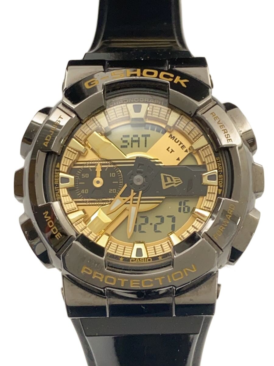 【中古】CASIO◆クォーツ腕時計_G-SHOCK/デジアナ/ラバー/ゴールド/ブラック/110 SERIES【服飾雑貨他】|2nd STREET 店