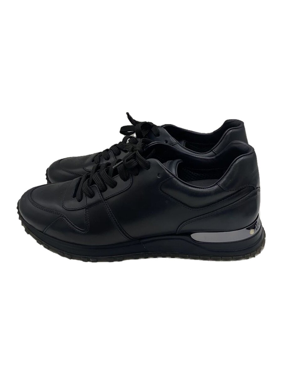 【中古】LOUIS VUITTON◆ローカットスニーカー/6/BLK【シューズ】