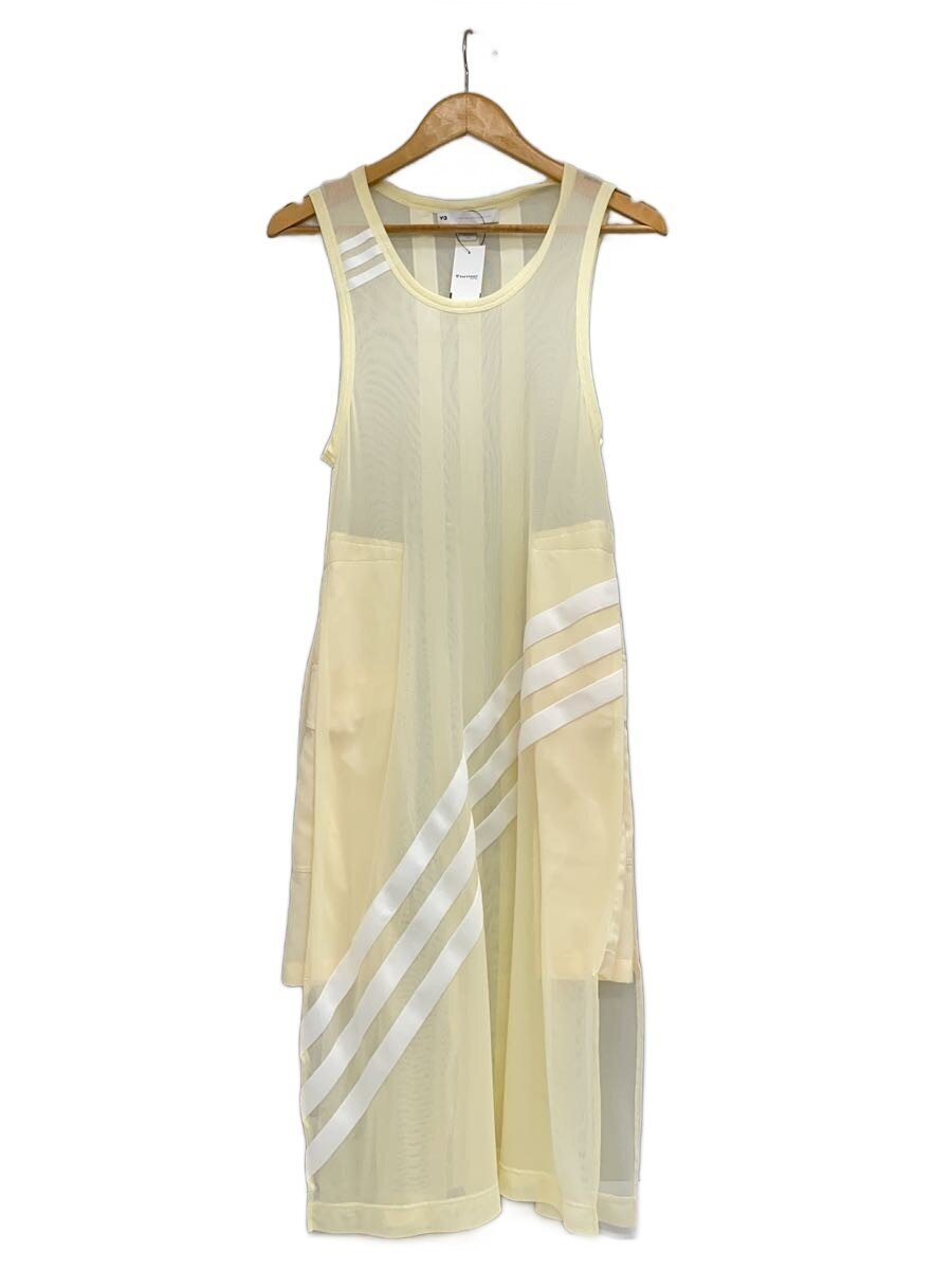 【中古】Y-3◆W CH1 MESH TANK/半袖衣装/XS/ナイロン/ベージュ/HG6115【レディース御召しもの】