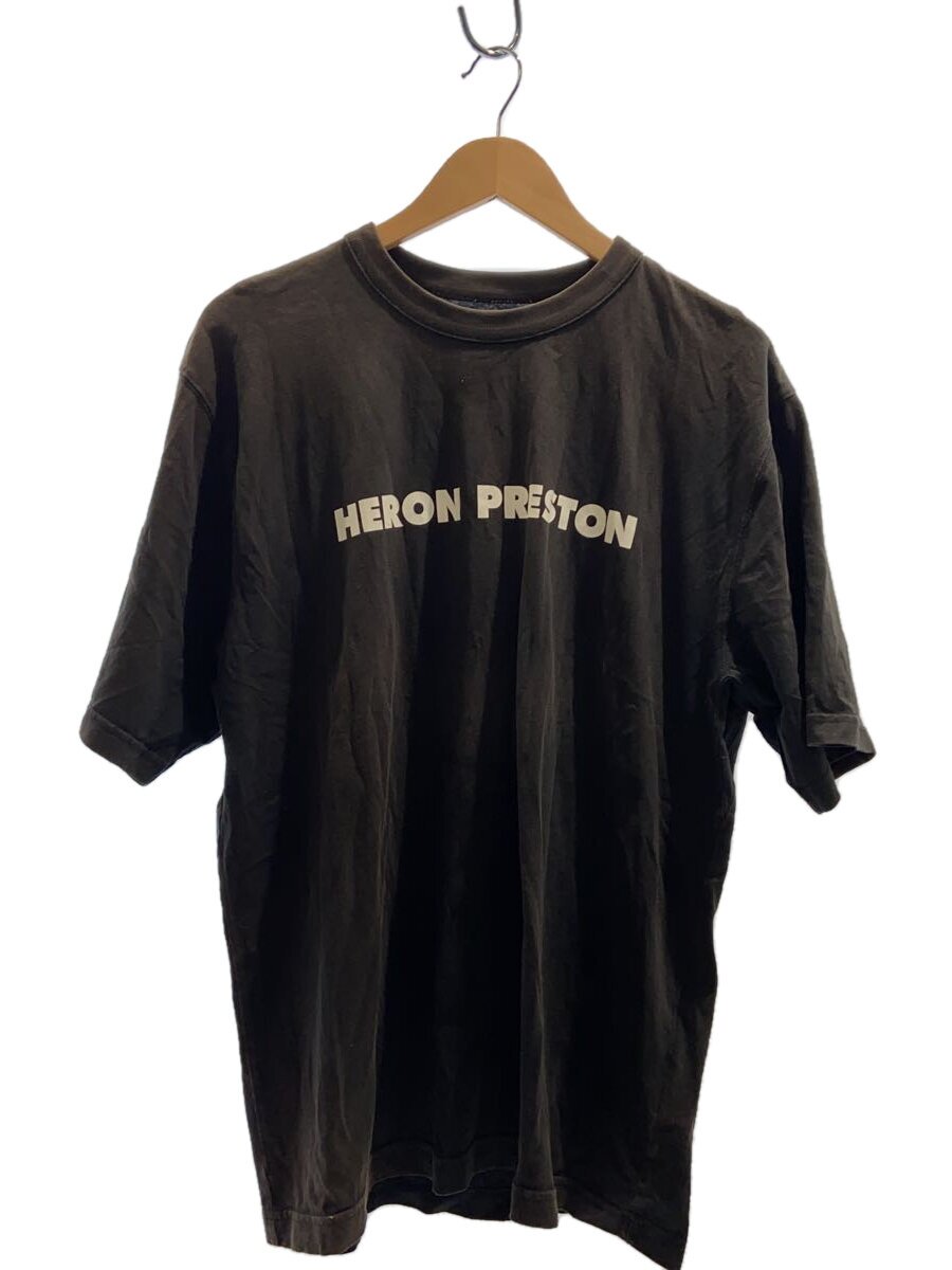 【中古】HERON PRESTON◆プルオーバー/XL/綿織物/BLK/無地/HMAA032S23JER009【メンズウェア】