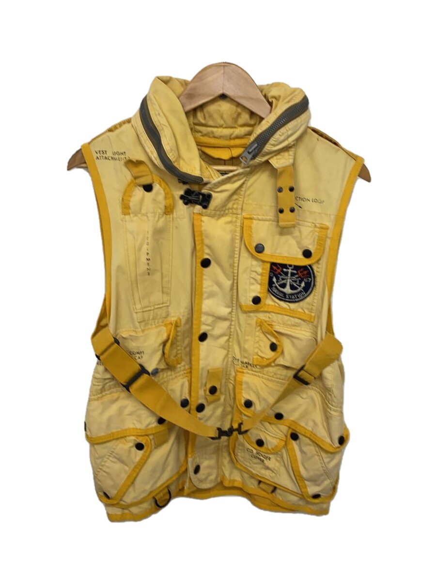 【中古】POLO RALPH LAUREN◆米国海兵隊員より良い/SS/綿織物/YLW/無地//【メンズウェア】