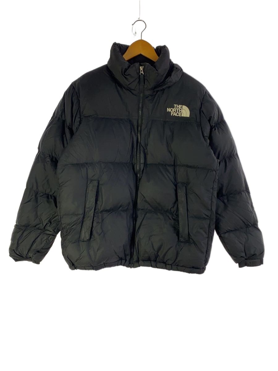 【中古】THE NORTH FACE◆NUPTSE JACKET_ヌプシジャケット/L/ナイロン/BLK【メンズウェア】