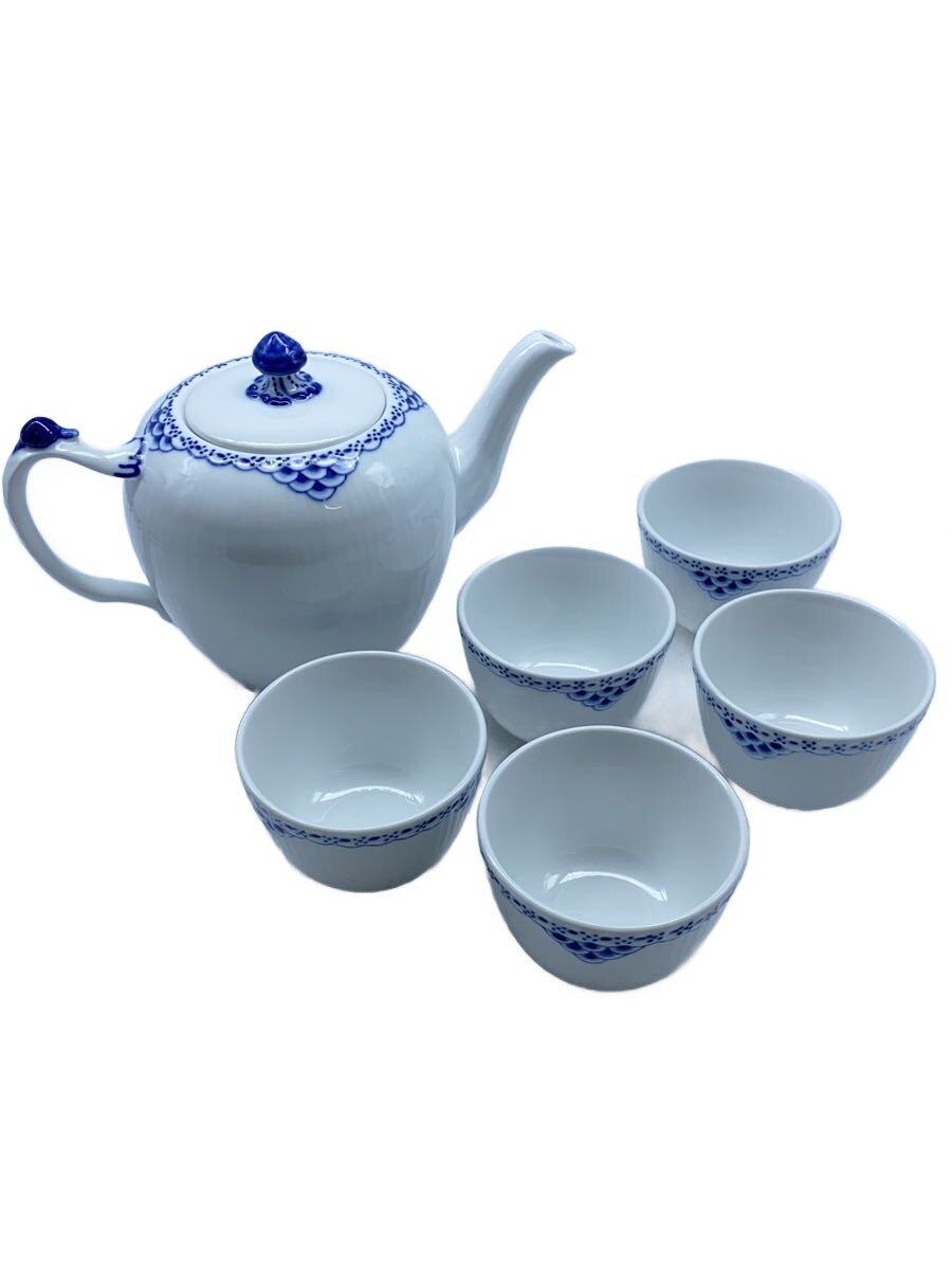 【中古】ROYAL COPENHAGEN◆洋食器余分の物/6点書き割り/WHT/NVY//【勝手もと装置】