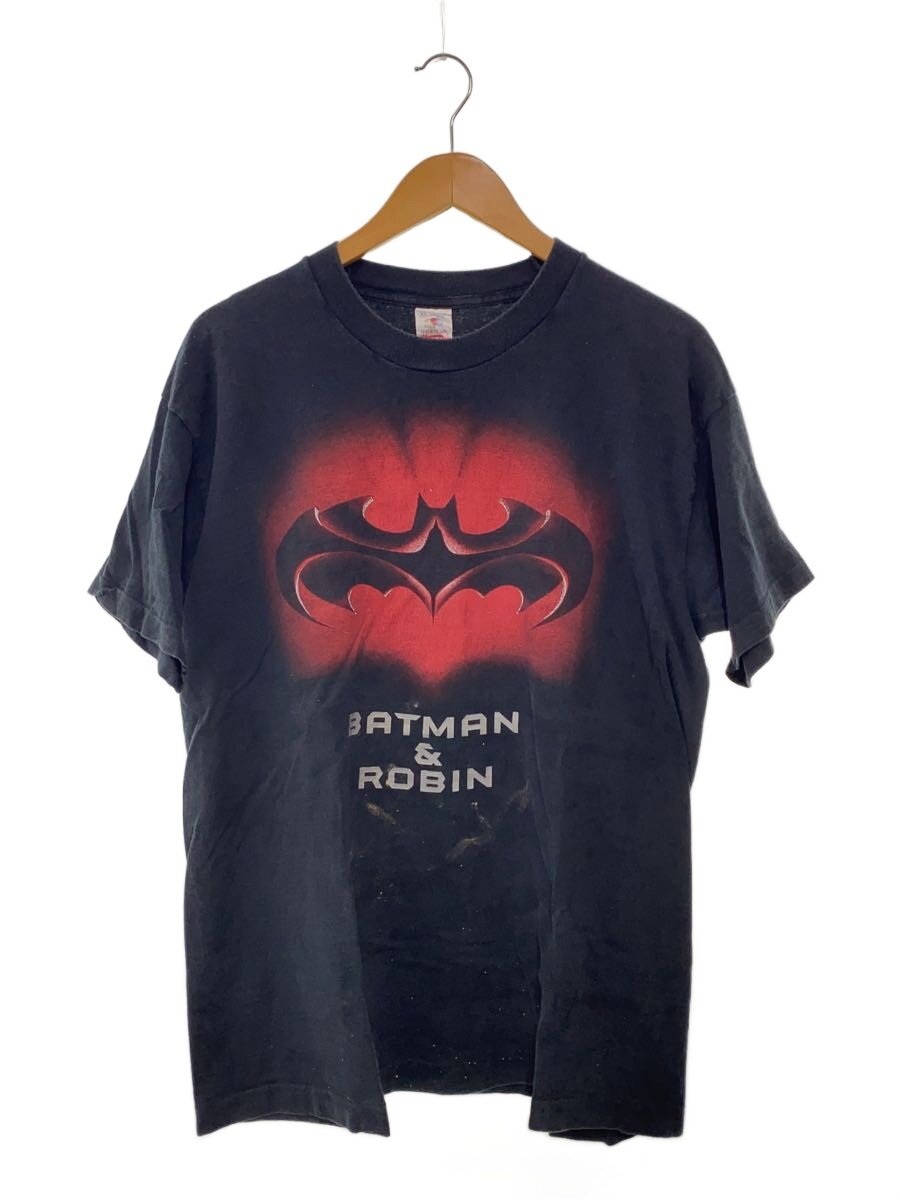【中古】FRUIT OF THE LOOM◆ティーシャツ/XL/綿織物/BLK//【メンズウェア】