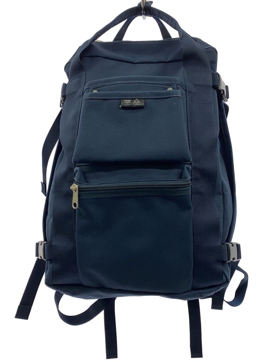 【中古】PORTER◆背嚢/--/NVY/無地【御徒面子】