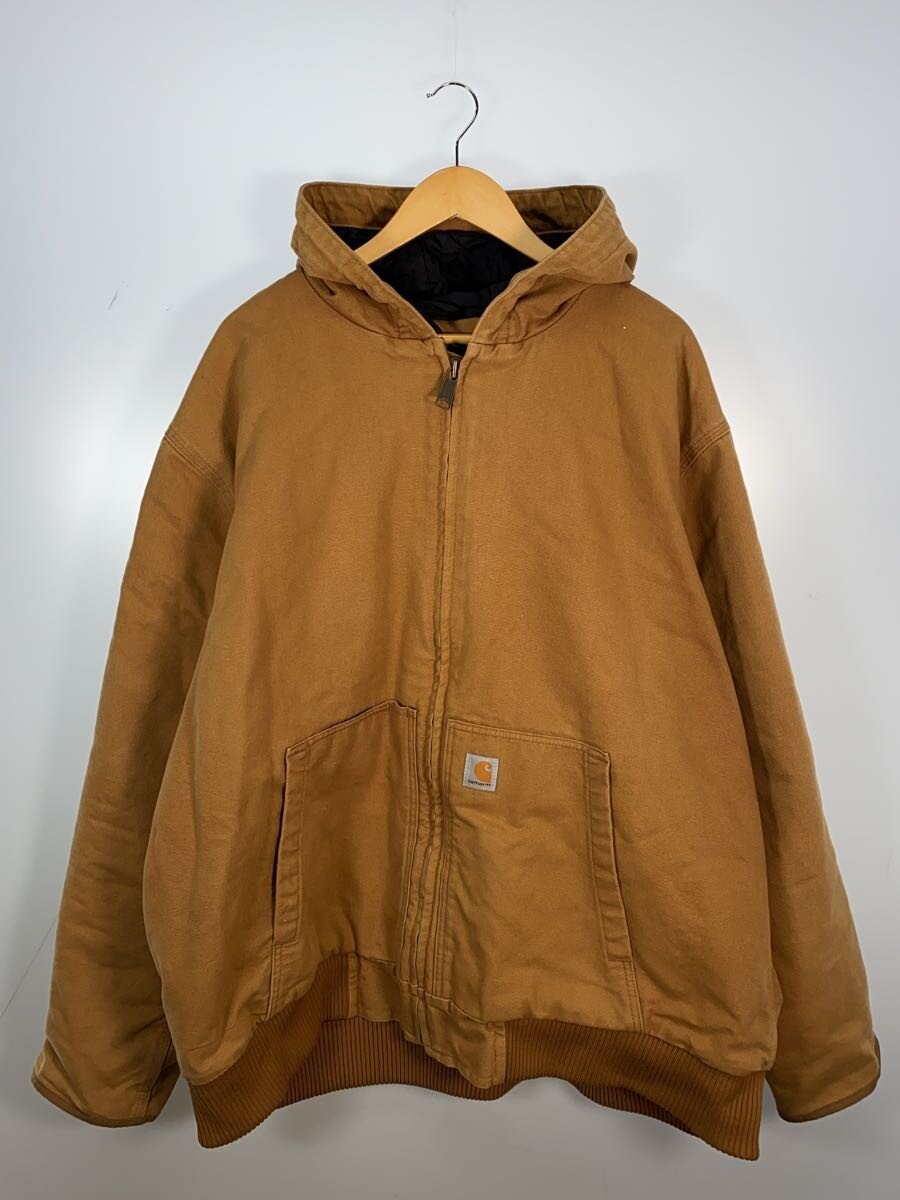 【中古】Carhartt◆上衣/3L/綿織物/CML/無地【メンズウェア】