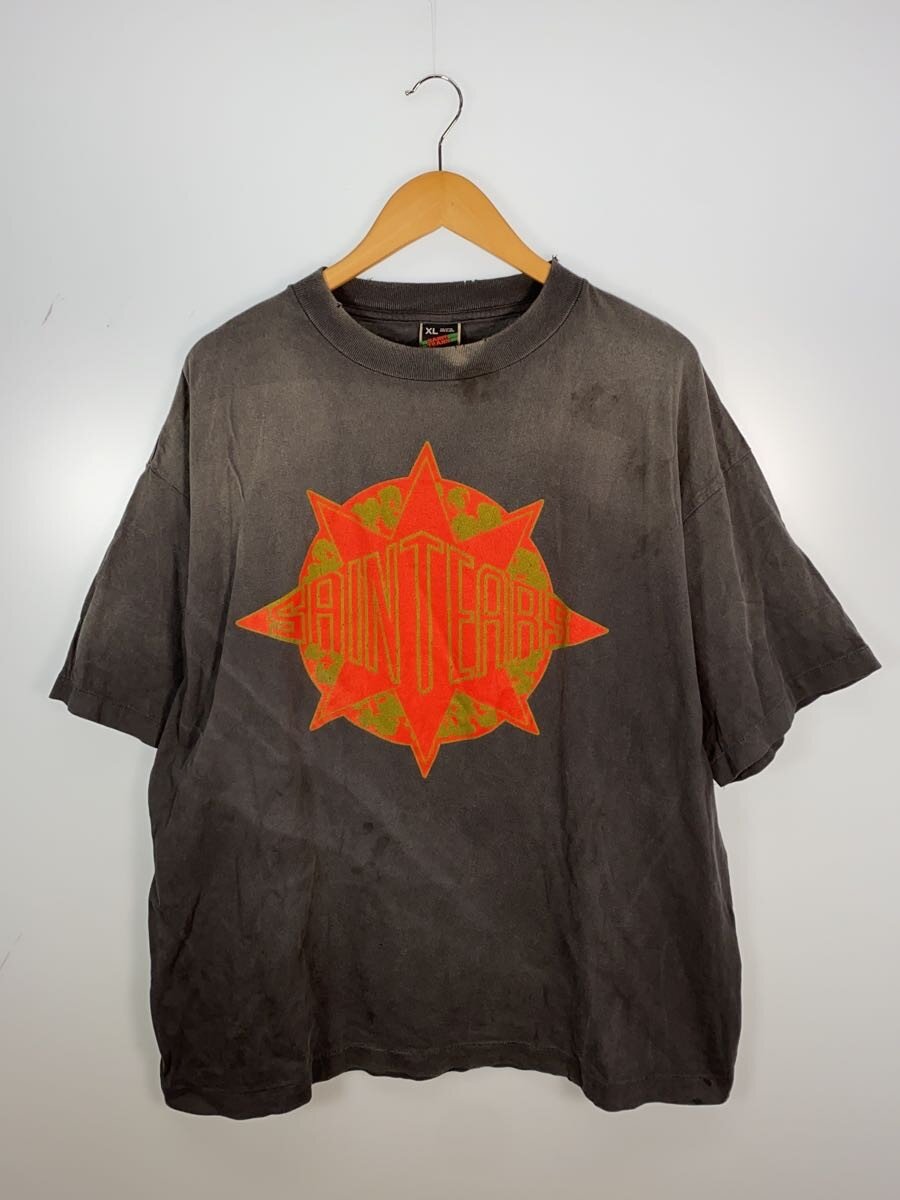 【中古】SAINT MICHAEL◆ティーシャツ/XL/綿織物/GRY/sm-ys1-0000-c45【メンズウェア】