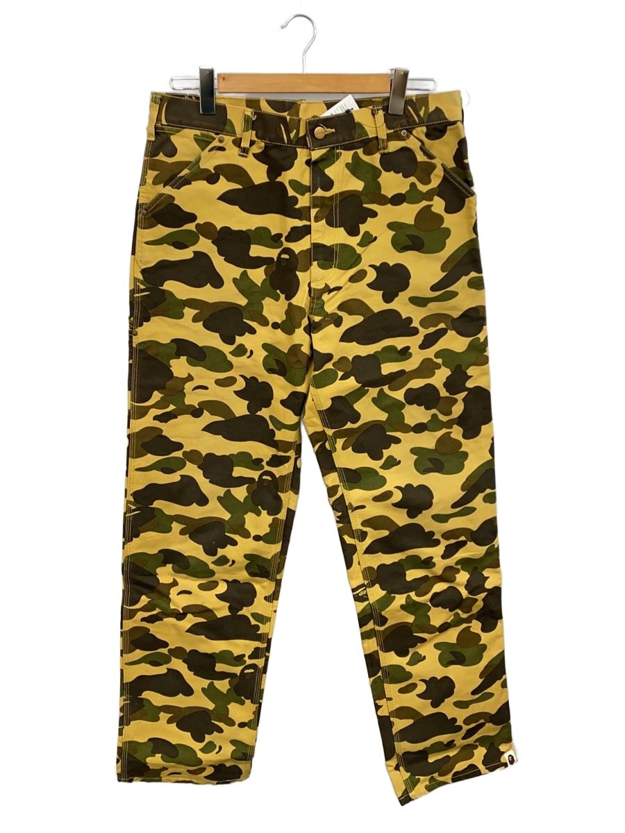 【中古】A BATHING APE◆&times;carhartt/シングルニー/ボトム/L/コットン【メンズウェア】｜2ｎｄ STREET 店