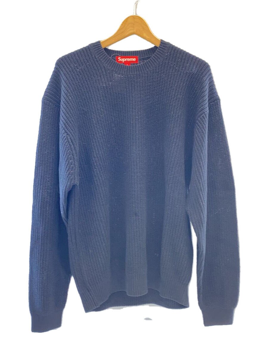 【中古】Supreme◆25SS Old English Printed Sweater 年寄りのイングリッシュ ティーシャツ 編み物/L【メンズウェア】
