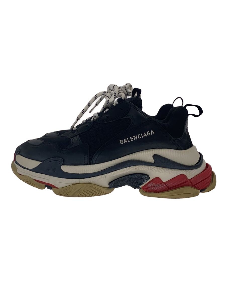 【中古】BALENCIAGA◆TRIPLE S TRAINERS/ローカットスニーカー/27糎/BLK/533882//【シューズ】