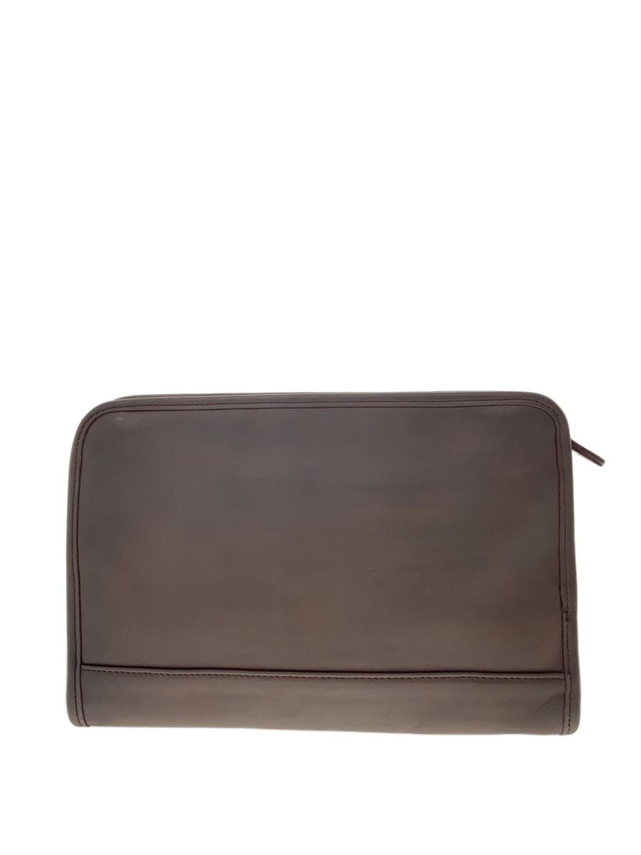 【中古】COACH◆オールドコーチ/二つ目御徒面子/なめし革/BRW/無地/9833【御徒面子】
