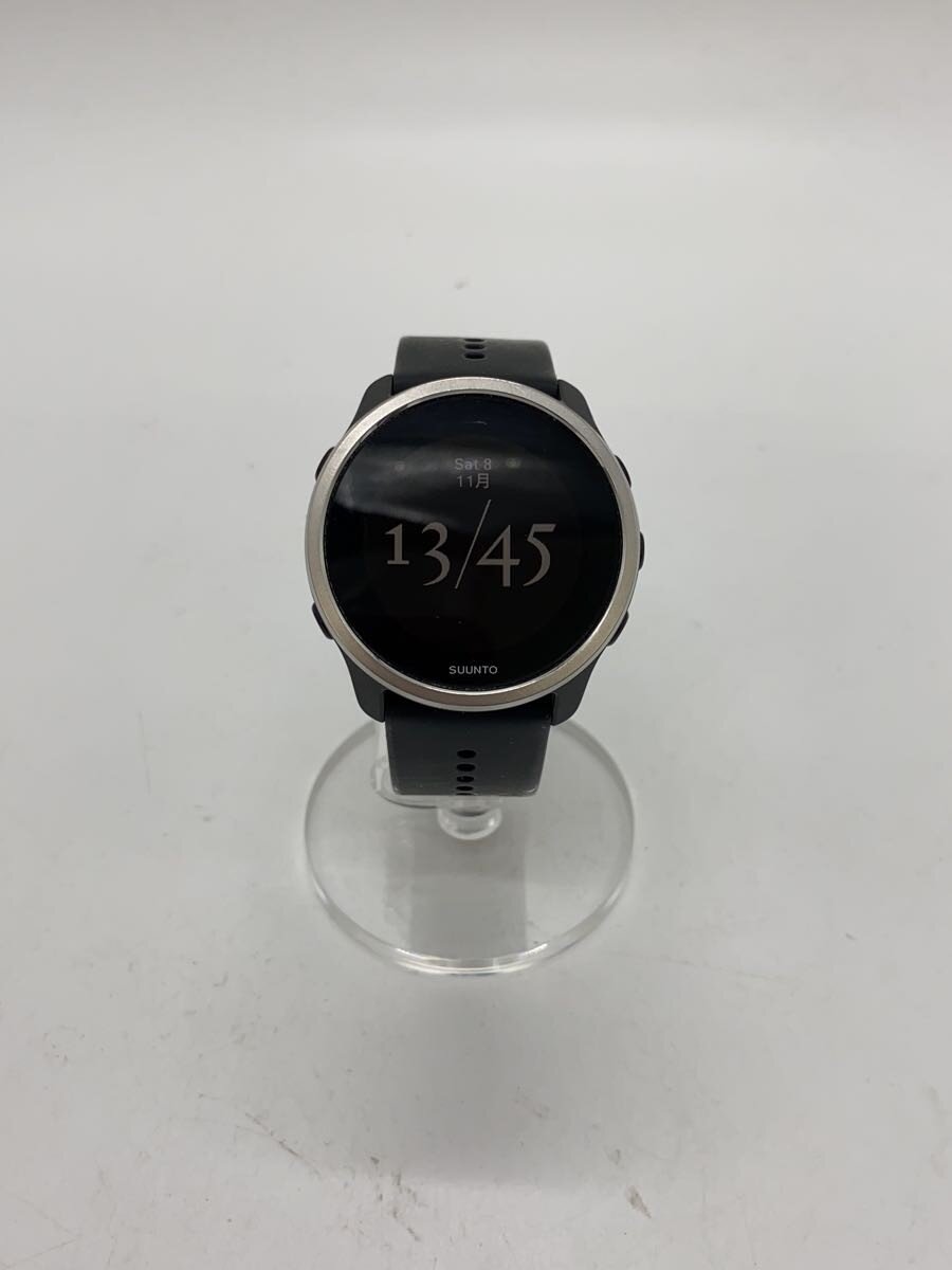 【中古】SUUNTO◆スマートウォッチ/デジタル/天然ゴム/BLK/BLK/ow202【服飾雑貨他】