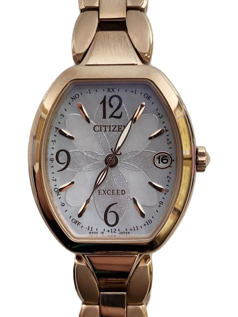 【中古】CITIZEN◆石英ウオッチ/アナログ/SLV/PNK/H060-T027458【服飾雑貨他】