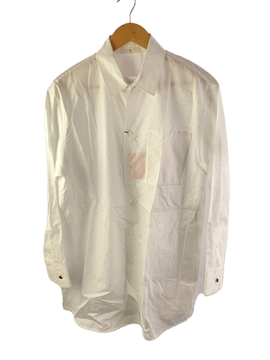 【中古】TOMORROWLAND◆コットンレーヨンロングシャツ/36/綿織物/WHT/一点/48-01-41-01108//【レディース御召しもの】