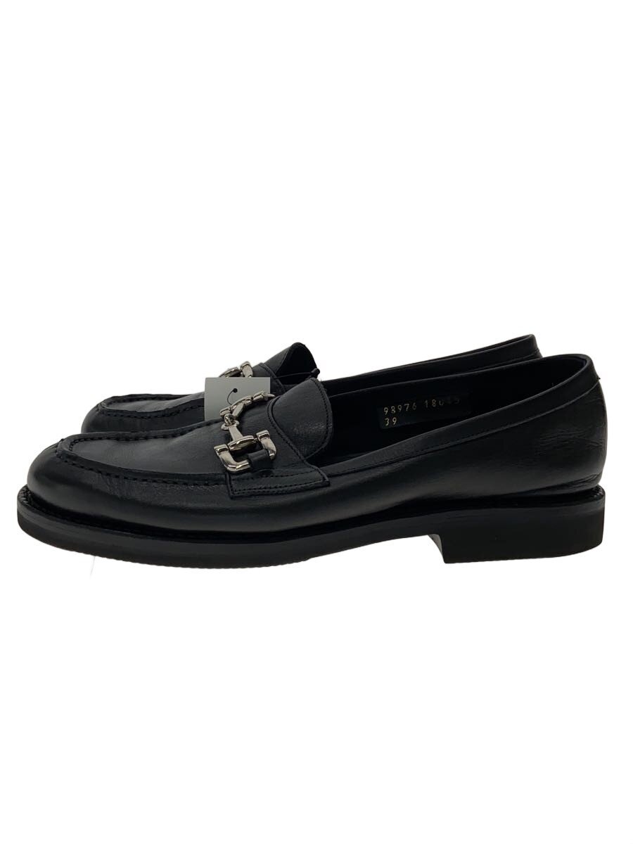 【中古】Jalan Sriwijaya◆ビットローファー/HALF RUBBER LEATHER/39/BLK/レザー/98976 18045//【シューズ】|2nd STREET 店