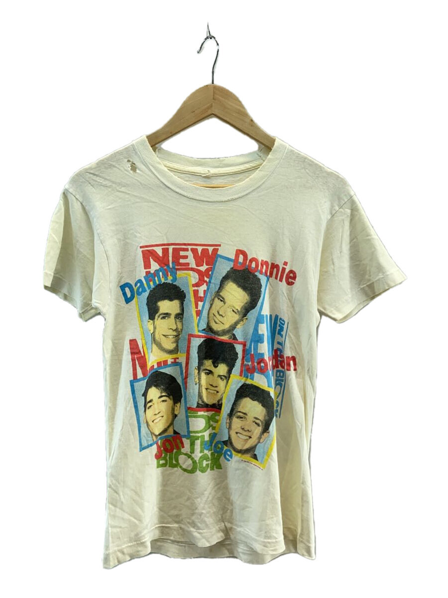 【中古】newkidsontheblock/80s/裂け目有/vintage/プルオーバー/--/--/WHT/刷り上げる//【メンズウェア】