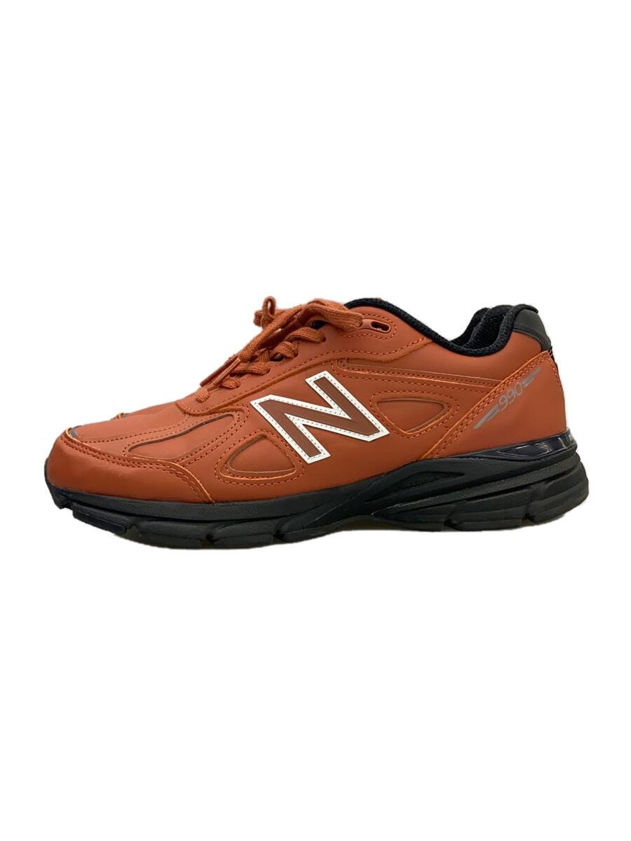 【中古】NEW BALANCE◆ローカットスニーカー/27cm/ORN/レザー/U990RB4【シューズ】|2nd STREET 店