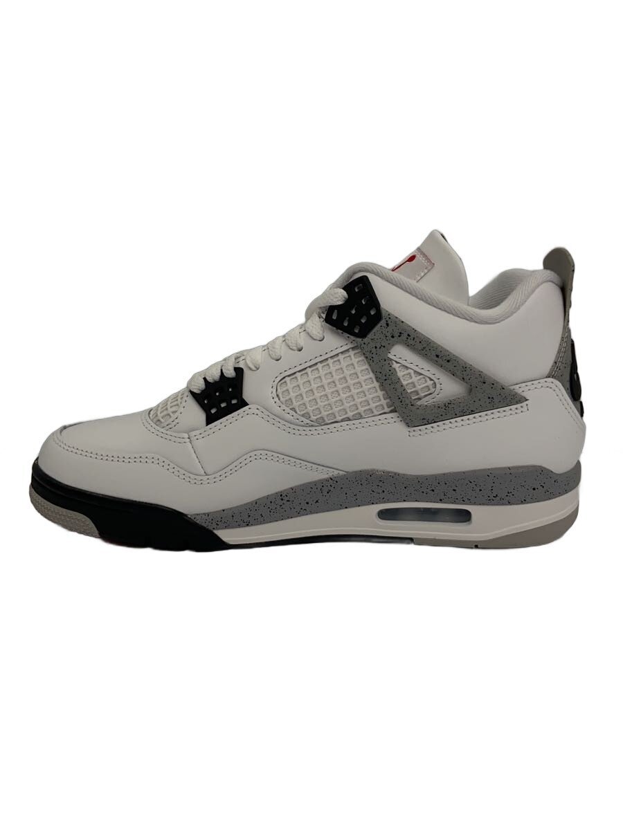 【中古】NIKE◆AIR JORDAN 4_エアジョーダン 4/26.5糎/WHT【シューズ】