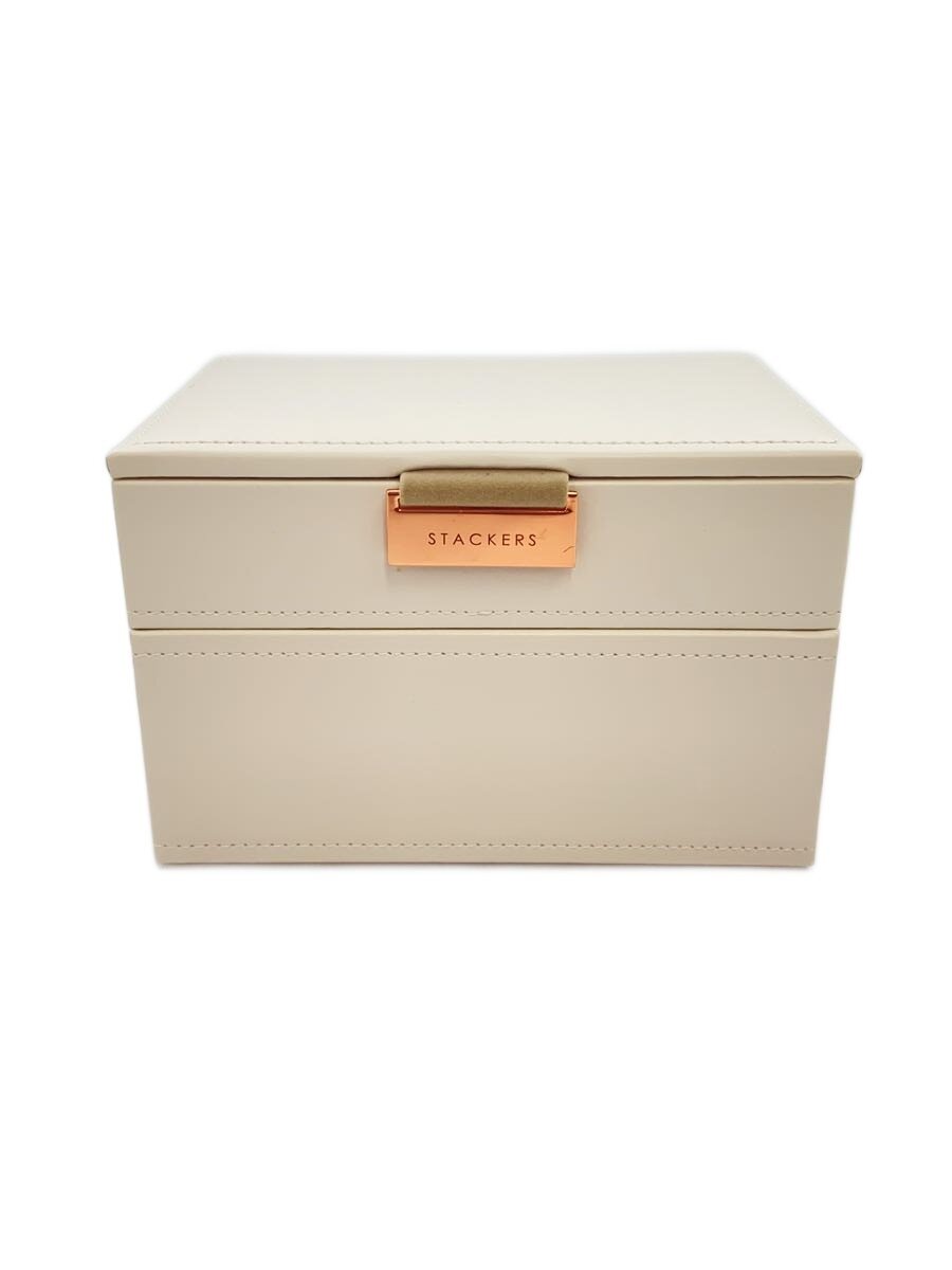 【中古】stackers/スタッカーズ/インテリア雑貨/ホワイト/ジュエリーボックス/2段セット/アクセサリーケース【インテリア小物・日用雑貨】
