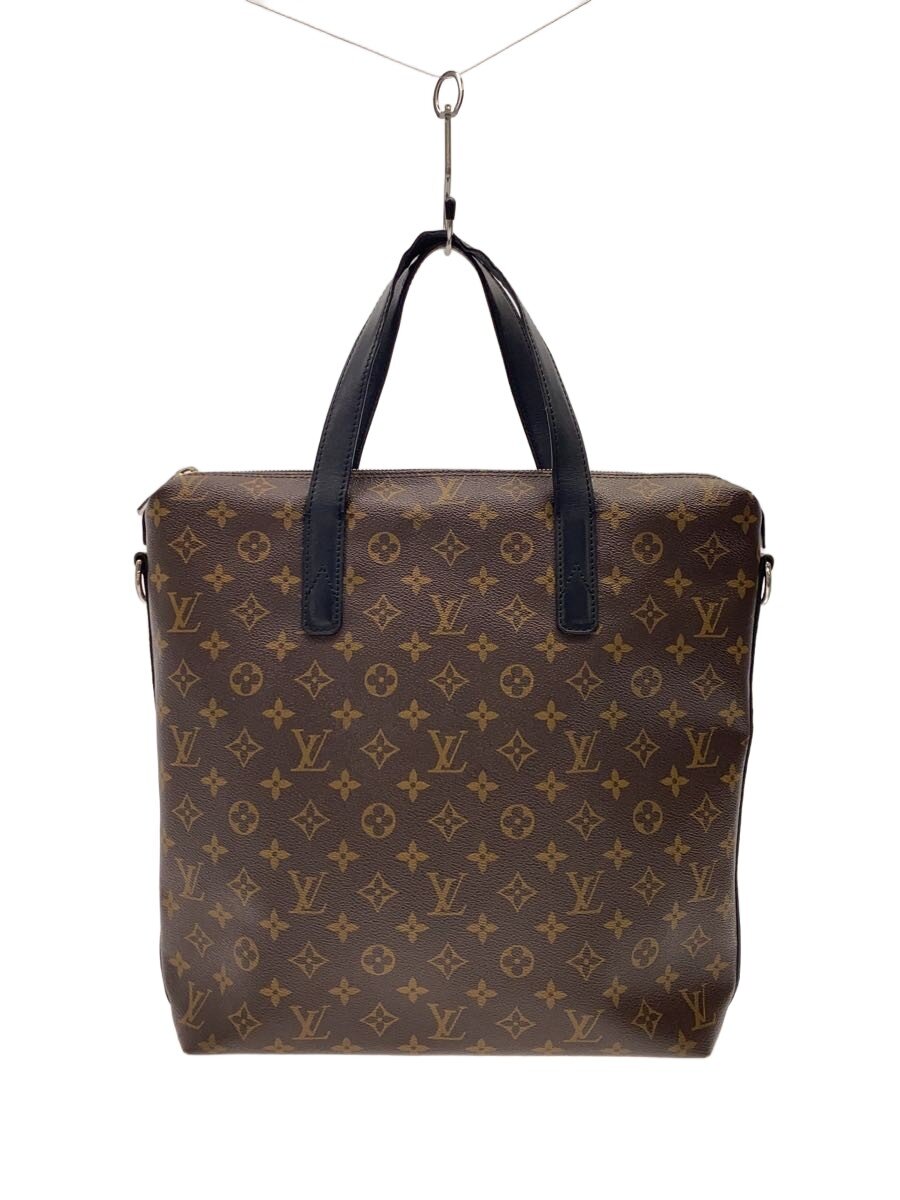 【中古】LOUIS VUITTON◆キタン_モノグラム・マカサー/PVC/BRW/総柄【御徒面子】