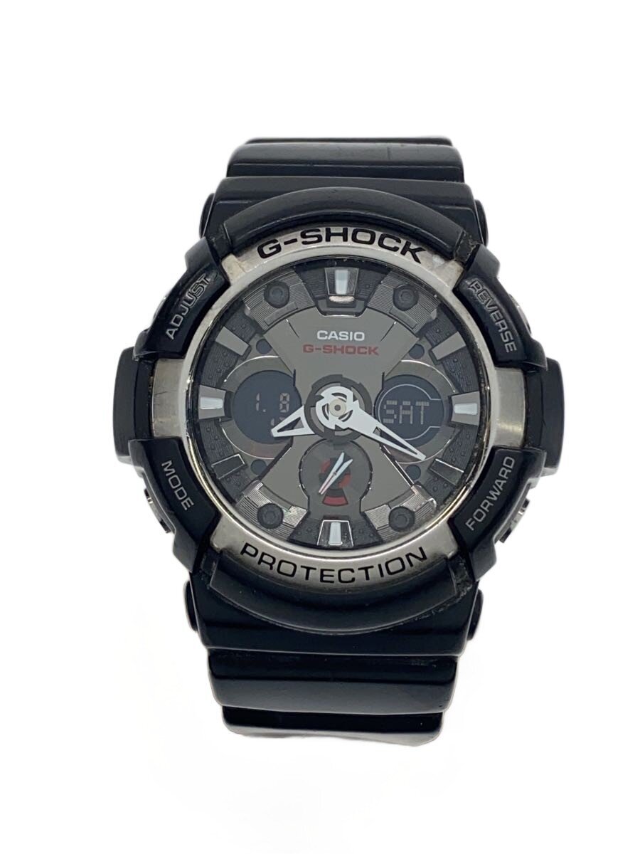 【中古】CASIO◆石英ウオッチ・G-SHOCK/デジアナ/BLK/? NULL ?【服飾雑貨他】