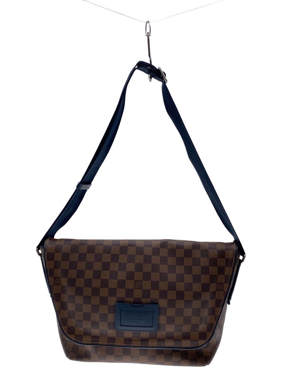【中古】LOUIS VUITTON◆スプリンターMM_ダミエ・エベヌ/PVC/BRW【御徒面子】