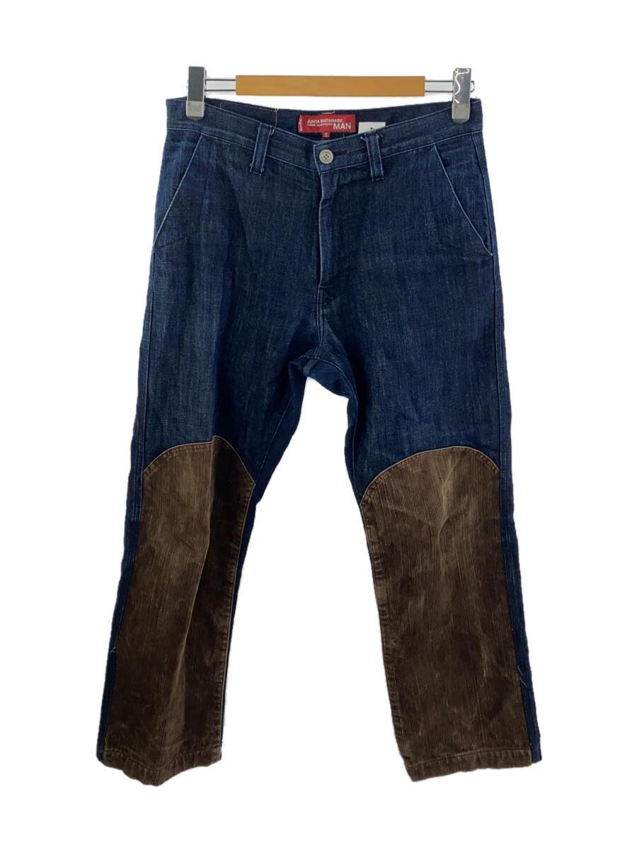 【中古】JUNYA WATANABE COMME des GARCONS MAN◆引っ切りないズボン下/XS/ジーンズ/インディゴ/501XX/濃紺色/コール天/BIGE/軽銀皿名取り草【メンズウェア】