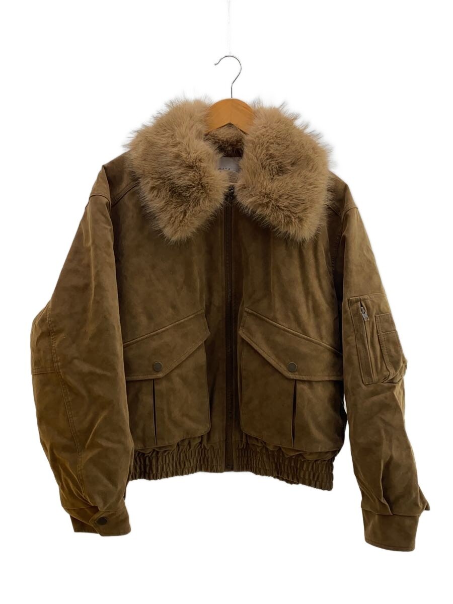 【中古】SLY◆WASHED PUFFER ブルゾンジャケット/FREE/レザー/BLK/無地/030IAZ30-1821【レディースウェア】|2nd STREET 店