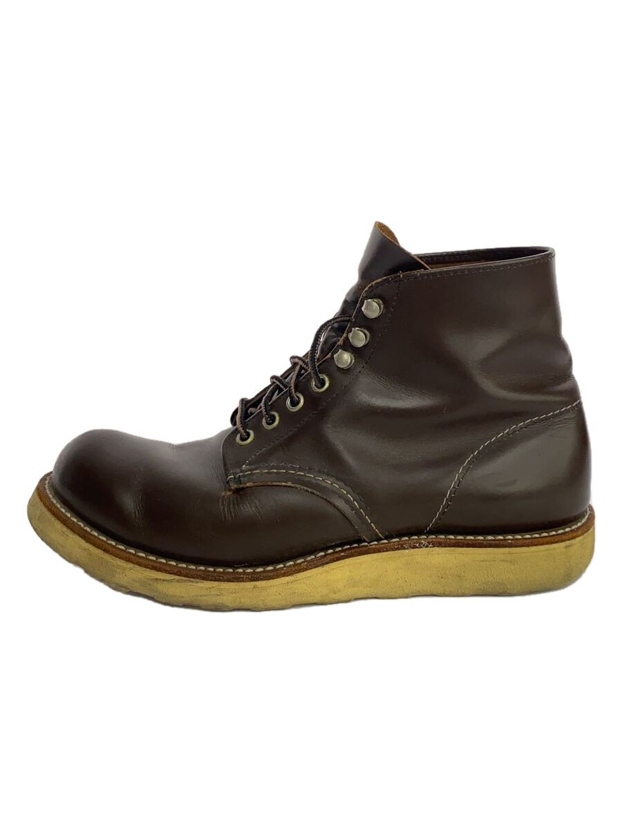 【中古】RED WING◆レースアップブーツ/--/BRW/レザー【シューズ】｜2ｎｄ STREET 店