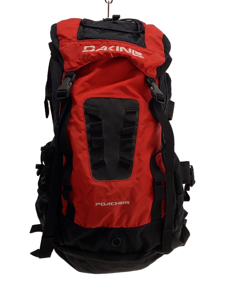 【中古】DAKINE◆背嚢/ナイロン/RED/無地【御徒面子】
