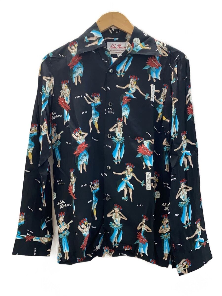 【中古】Aloha Blossom◆長袖シャツ/36/レーヨン/BLK/AB-0010020109【メンズウェア】｜2ｎｄ STREET 店