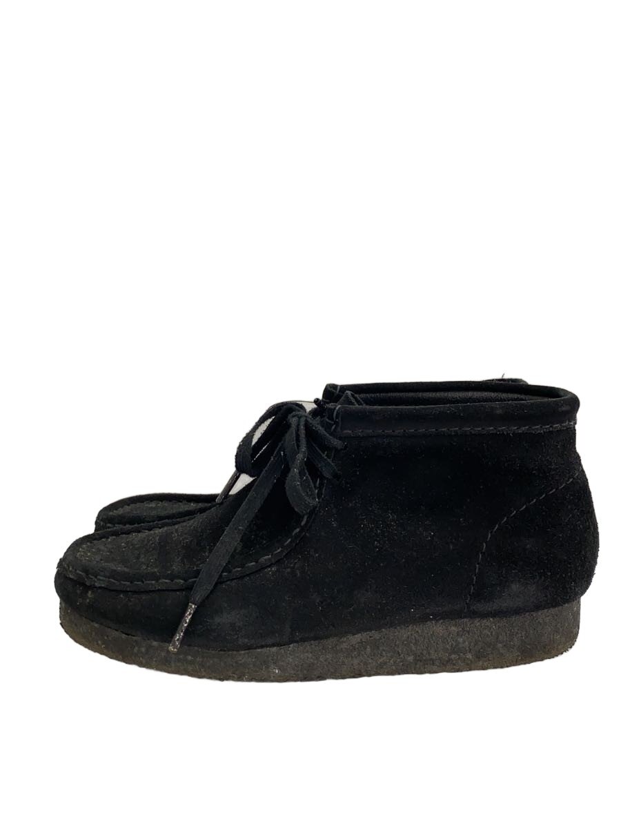 【中古】Clarks◆Wallabee/シューズ/US9.5/BLK/261555177085【シューズ】