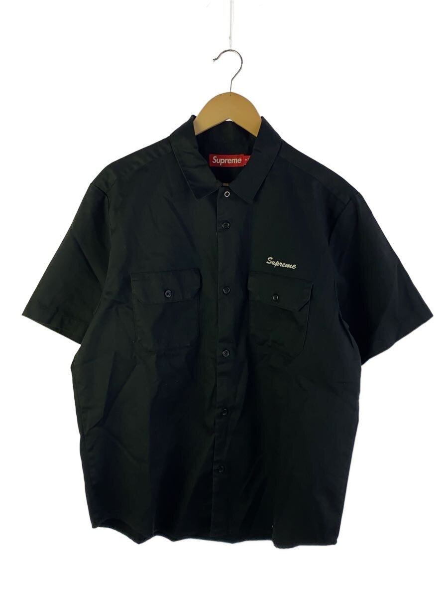 【中古】Supreme◆25SS/Rhinestone Pin Up S/S Work Shirt/M/コットン/BLK//【メンズウェア】|2nd STREET 店