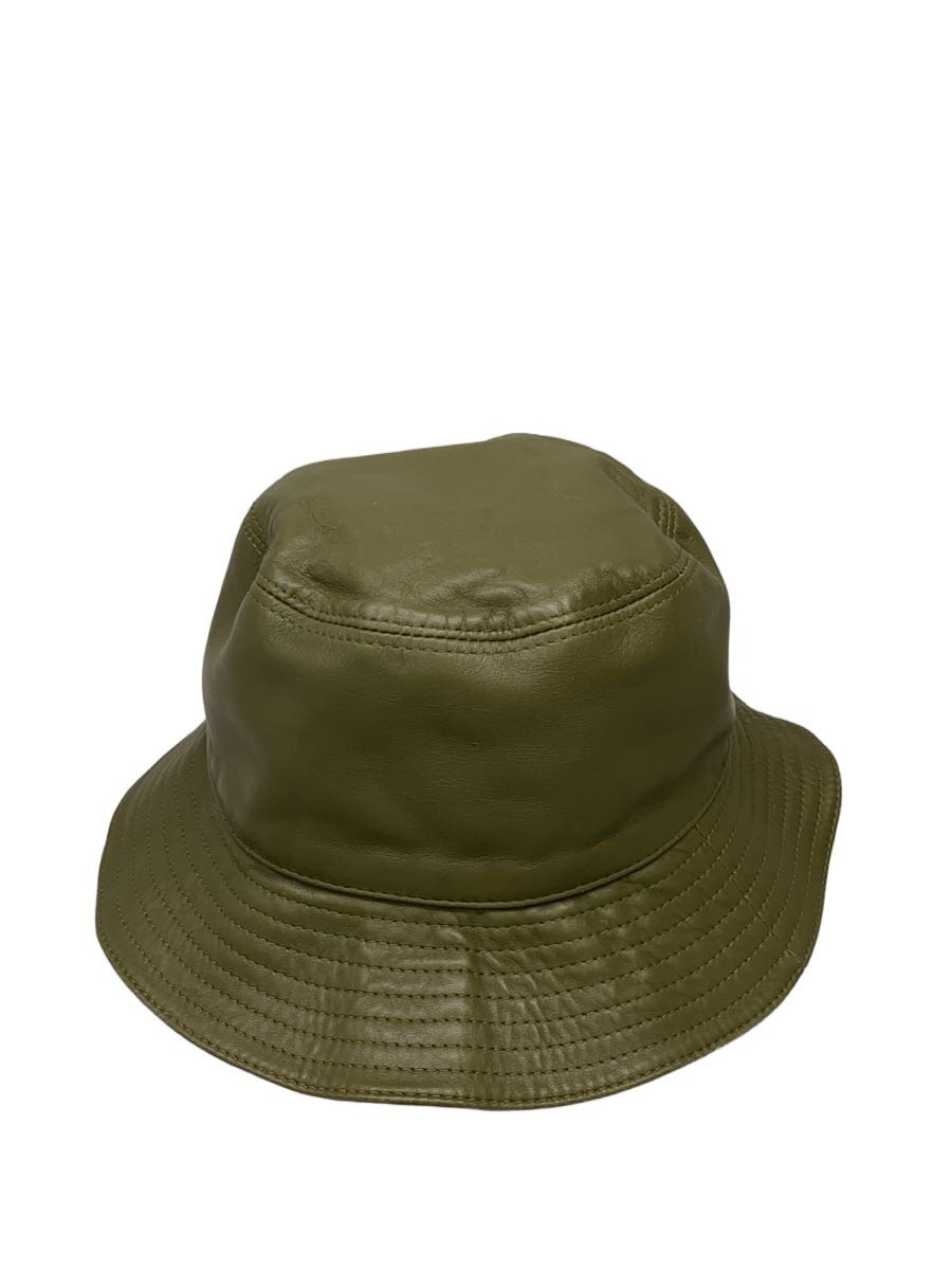 【中古】LOEWE◆井戸釣瓶かぶり笠/--/羊革/GRN/メンズ/S56室内用便器0052【服飾雑貨他】