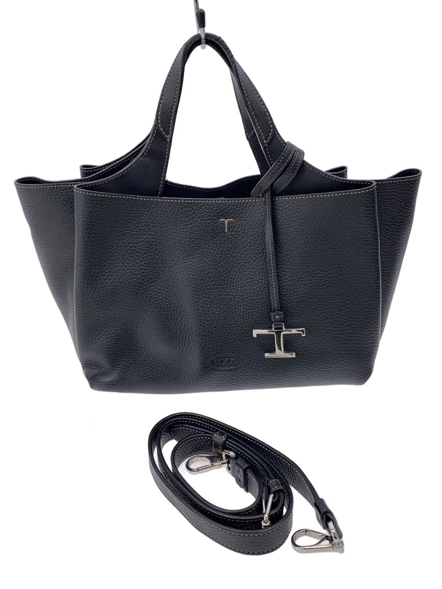 【中古】TOD’S◆ハンドバック/なめし革/BLK/XBWAPAFL100QRIB999【御徒面子】