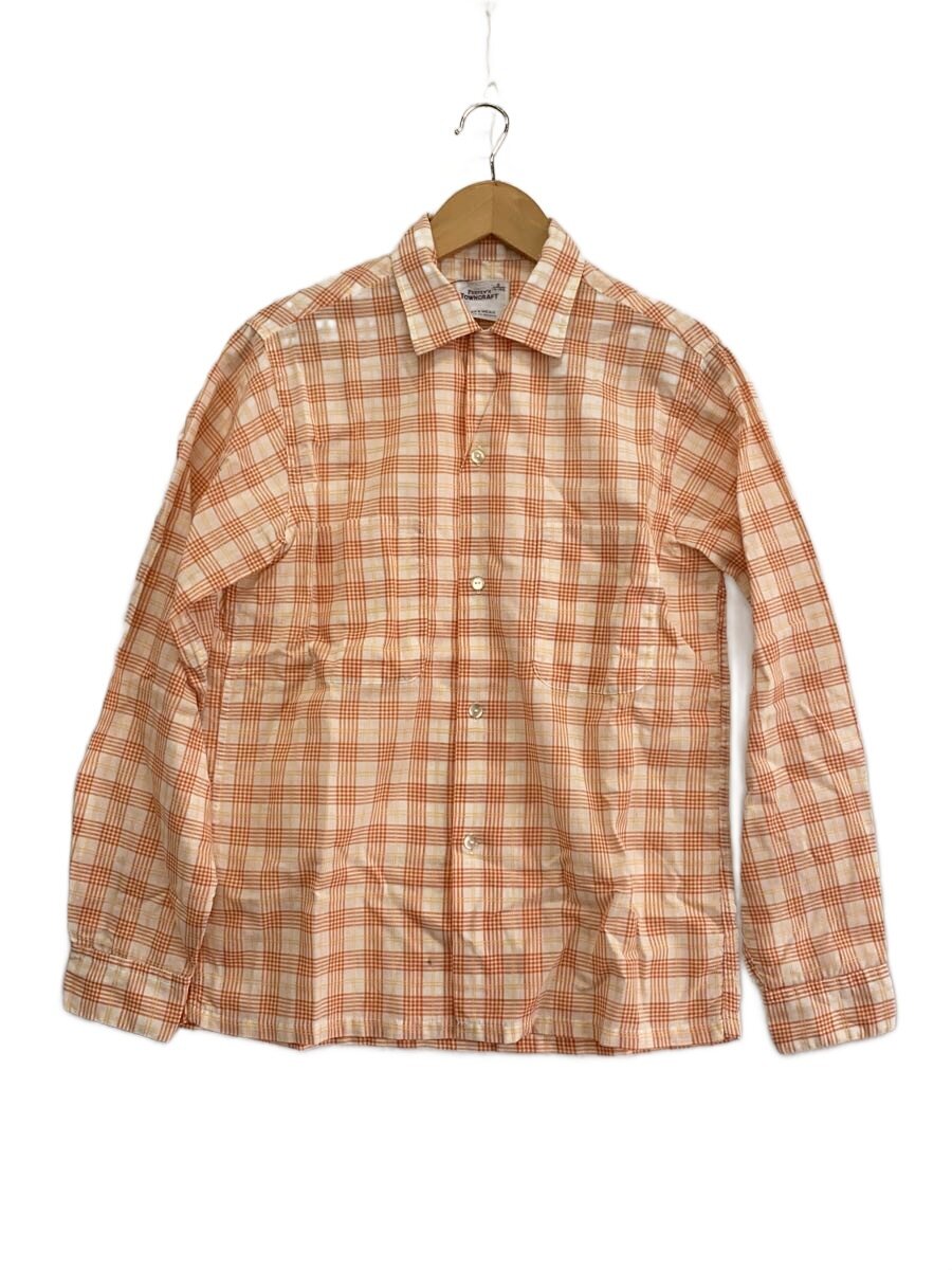 【中古】TOWN CRAFT◆VI/60s/長袖シャツ/S/14ハーフ/コットン/ORN/チェック/ヴィンテージ//【メンズウェア】|2nd STREET 店