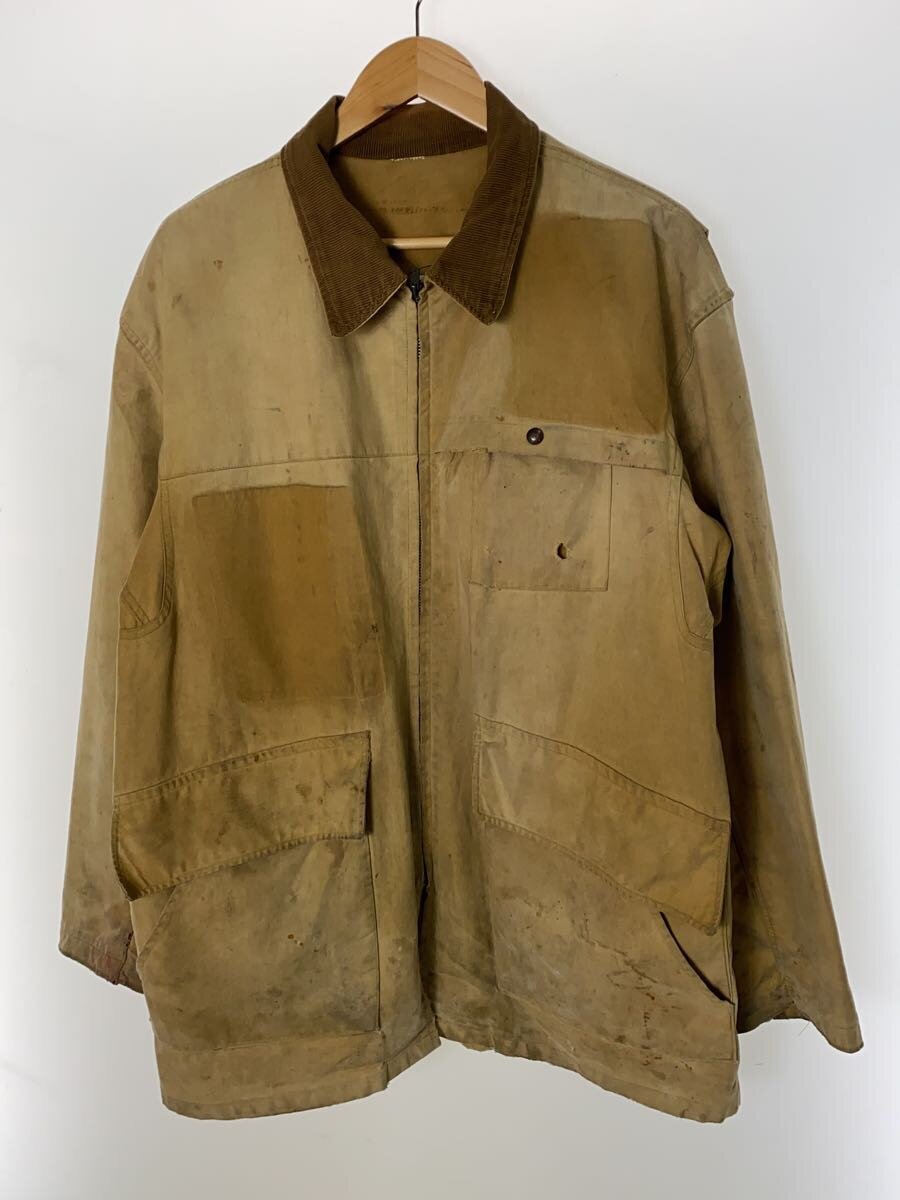 【中古】Duxbak◆ジャケット/--/コットン/KHK/50s/ハンティングジャケット/TALON」ジップ/vintage【メンズウェア】|2nd STREET 店