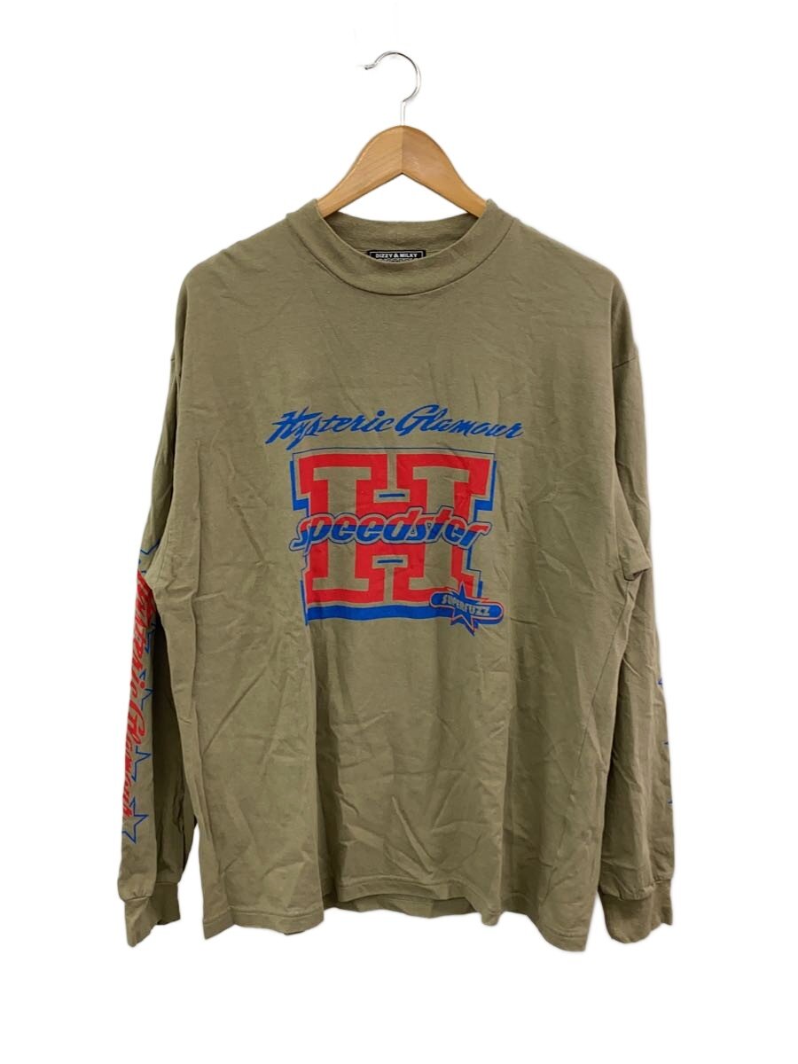 【中古】HYSTERIC◆長袖プルオーバー/L/綿織物/KHK/02223CL18【メンズウェア】