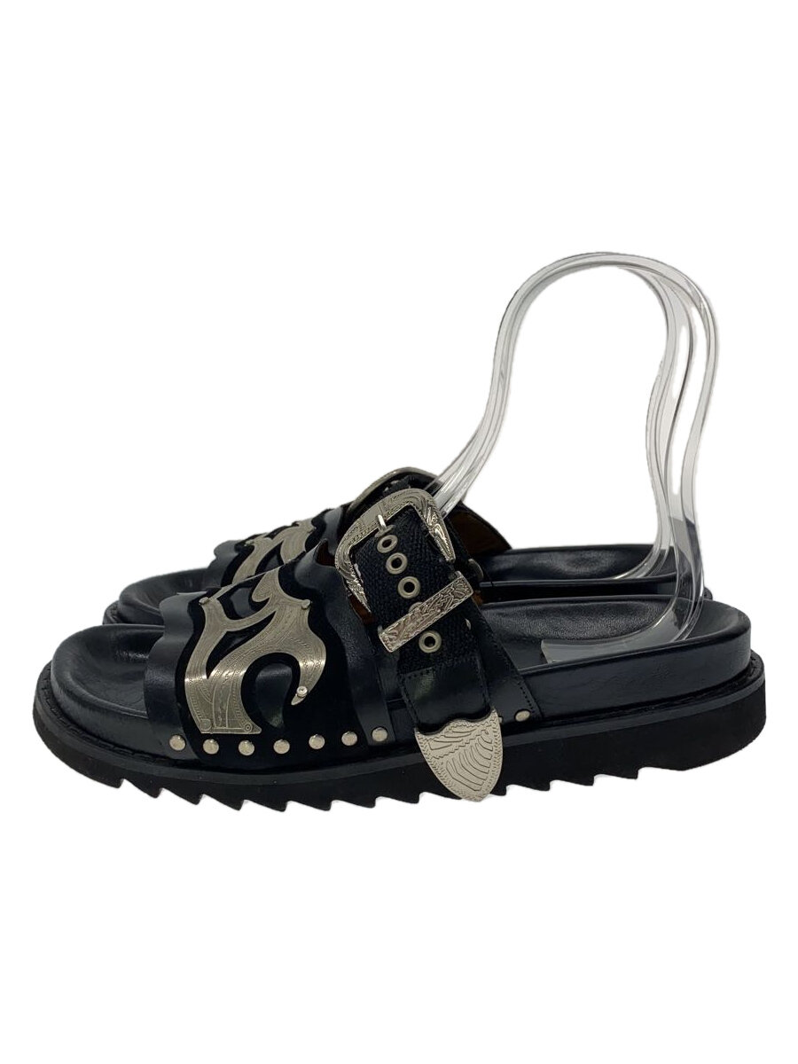 【中古】TOGA VIRILIS TOGA ARCHIVES◆サンダル/41/BLK/TV01-AJ1025//【シューズ】