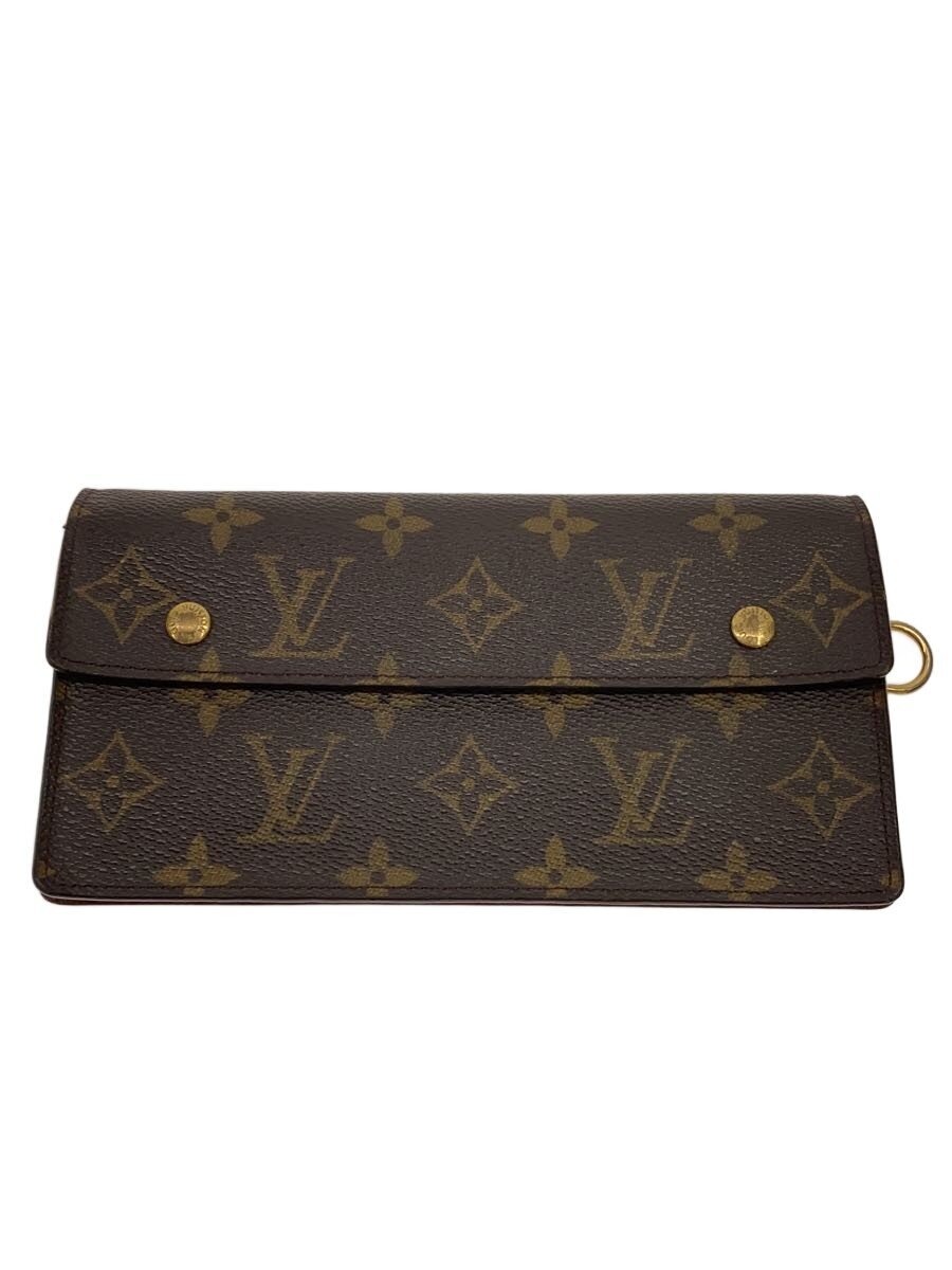 【中古】LOUIS VUITTON◆ポルト・フォイユ・アコルディオン_モノグラム・キャンバス/PVC/BRW/総柄/レディース【服飾雑貨他】｜2ｎｄ STREET 店