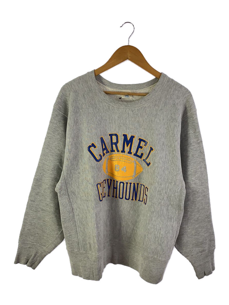 【中古】Champion◆Vintage/70s/単色引き舟/REVERSE WEAVE/汗水/CARMEL/3段刷り上げる/GRY【メンズウェア】